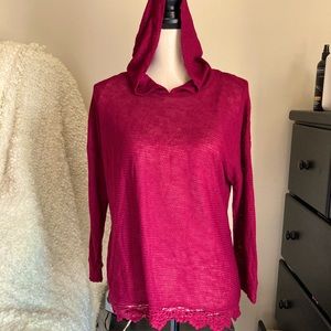 Wine Colored Hoodie